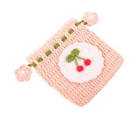 ANDRESLAD Ladies Clutch Bag Decorative Bag for Storage Small Crochet Woven Coin Lipstick Pouch