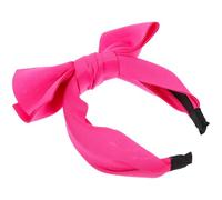ANDRESLAD Large Decorative Bow Headband for Women and, Oversized Big Bow Hair Accessory, Cosplay Party Hairband in Rose Red