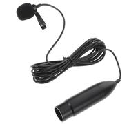 ANDRESLAD Lavalier Microphone Portable Collar Clip-on Mic Xlr Three-pin Interface 48v with Cardioid Directivity and Plug and Play Function for Speeches and Recordings