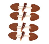 ANDRESLAD Leather Coat Jacket Toggle Fasteners Wooden Horn Buttons Cotton Thread Toggles for Padded Jacket and down Coat Decorative Closures