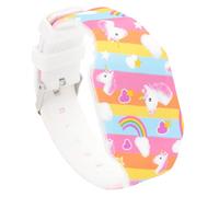 ANDRESLAD Led Unicorn Boys and Girls Watch Silicone Band Cartoon Design for Boys and Girls Teaching Tool Vibrant Colors for
