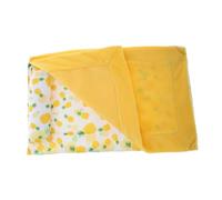 ANDRESLAD Lizard Sleeping Bag with Pillow Washable Reptile Bed for Bearded Dragons and Geckos Cozy Blanket Design Pineapple Yellow for Pet Resting and Comfort