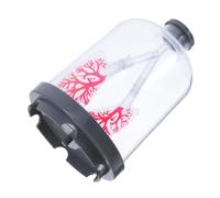 ANDRESLAD Lung Model Diaphragm Movement Simulator Adjustable Breathing Frequency Educational Respiratory Trainer for Classroom and Research Use High Fidelity Human Lung Teaching Tool