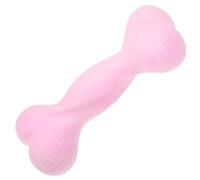 ANDRESLAD Macaron Scented Chew for Large Dogs - Sturdy Foam Bone Dog Chewing Milk Flavor, Pink Color - Aggressive Chewers Pet for Play and Teeth Cleaning