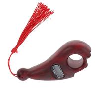 ANDRESLAD Manual Wooden Finger Counter for Prayer Beads Meditation, Digital Bead Counter for Chanting and Mindfulness Practice, Compact Red Sandalwood Counting Tool