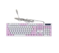 ANDRESLAD Mechanical Keyboard Rgb Backlit and Keys for Gaming and Office Use Wired Design for PC and Laptop Featuring Mixed LED Lighting Effect for Typewriters and Gamers