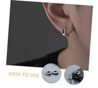 ANDRESLAD Men's Small Huggie Hoop Earrings Metal Studs Versatile Design for Everyday and Special Occasions Fashionable Precision Crafted Jewelry