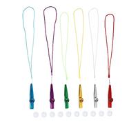 ANDRESLAD Metal Kazoo with Extra Membranes and Lanyards Lightweight Beginner Musical Instruments for Adults Portable Learn Flute for Parties and Performances