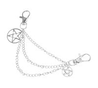 ANDRESLAD Metal Shoe Chain Decoration Alloy Boot Charm for Sneakers and Casual Shoes Rust-resistant Western Style Jewelry with Star Design Easy to Install Accessories for Men and Women