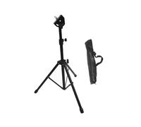 ANDRESLAD Metal Tripod Dumb Drum Stand with Portable Double-sided Rubber Practice Pad Holder for Stable Drum Accessory Use