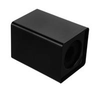 ANDRESLAD Microphone Flag Cube Wireless Mic Flag Station Mini Mic Logo Box Interview Prop for News Reporter Broadcast Desk