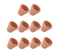 ANDRESLAD Mini Clay Terracotta Pots Holes 10pcs 5.5x5cm Small Plant Pots for Succulents Wedding Decor