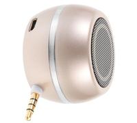 ANDRESLAD Mini Full-range Speaker with Plug for Laptop Phone Tablet Compact Vertical Design with Lithium Battery High-fidelity Sound and Stable Performance Compatible Audio Jack Loudspeaker