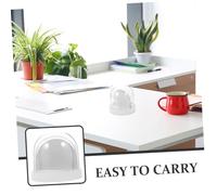 ANDRESLAD Mini Photo Snow Globe DIY with Blank White Base Plastic Sublimation Snow Globe for Picture Display and Craft with Photo Frame Insert for Home Decoration