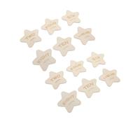 ANDRESLAD Monthly Milestone Star Discs 12 Pack Wooden Baby Memory Plaque Girl Milestone Signs Photo Shoot Props