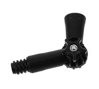 ANDRESLAD Mop Accessories Angle Adaptor for Threaded Extension Pole Attach to Duster Broom Handle Adapter for Cleaning Window Squeegee