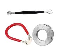 ANDRESLAD Mountain Bike Spoke Wrench Precision Steel Wire Tension Adjuster Portable Bike Rim Repair Tool Kit for Road and Wheels