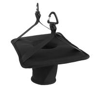 ANDRESLAD Multi-function Floating Beer Float Cup Holder for Pool Party Convenient Wear-resistant Drink Basket in Black No Inflation Needed Stylish Poolside Beverage Organizer