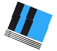 ANDRESLAD Multi-function Flute Cleaning Cloth with Rods for Clarinet Saxophone Maintenance Gentle Efficient Instrument Care Lightweight Portable Pack for Thorough Grime Removal