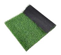 ANDRESLAD Narrow Outdoor Door Mat in Green Sea Grass Door Mat Artificial Grass Door Mats Grass Rug Outdoor Drainage Holes m