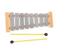 ANDRESLAD Notes Aluminum Glockenspiel Xylophone for Mallets Early Education Percussion Instrument Sound Preschool Music for Group Play and Cognitive Development
