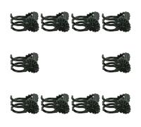 ANDRESLAD Orchid Plant Clips, Garden Flower Stem Support Clips for Vines, Stems, and Crawling Plants, Easy to Use, Protects from Damage (Green Brown Random Colours)