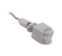 ANDRESLAD Outdoor Wall Light Sensor with Automatic Infrared Pir Motion Detector Detection Angle Sensing Distance Timer From to Mins Grey Abs Spotlight for Energy Saving