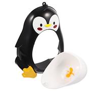 ANDRESLAD Penguin Toddler Urinal for Boys Hanging Wall-Mount Potty Training Urinal Black Portable Baby Toilet Training Aid for Toddlers