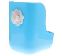 ANDRESLAD Plastic Hanging Pet Feeder Rack for Rabbits and Small with Safe Design Preventing Deep Food Tray Minimizing Waste Suitable for Cage Use and Practical Grass Feeding