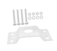 ANDRESLAD Pole Mounting Bracket for Solar Lamp Posts Outdoor Lights Strong Weather-Resistant Light Post Mount with Screws and Washers Easy Installation Solar Panel