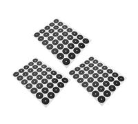 ANDRESLAD Pool Table Billiard Spot Markers 3pcs Black Cue Ball Point Stickers for Precise Cue Placement and Practice in Game Rooms and Clubs