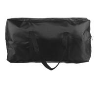 ANDRESLAD Portable Barbecue Carry Bag for Logs and Firewood with Double Handles and Hand Strap, Black Polyester Grill Storage Organizer for Transporting Logs and Christmas Outdoor Cooking