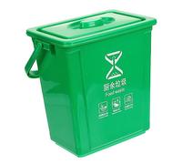 ANDRESLAD Portable Compost Bin with Lid Odor-blocking Food Waste Container with Handle for Kitchen Home Outdoor Use Design for Easy Waste Management