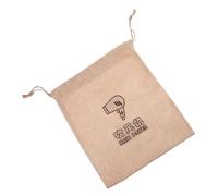 ANDRESLAD Portable Drawstring Hair Dryer Storage Bag Dustproof Cloth Organizer for Travel and Home Easy-Clean Fabric with Hair Dryer Sign Compact Design for Stylish Bathroom and Dressing