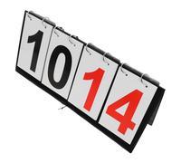 ANDRESLAD Portable Multi-sport Scoreboard Flip Display Manual Score Keeper for Card Games Competitions and Tabletop Sports Lightweight and Use Score Tracking Board