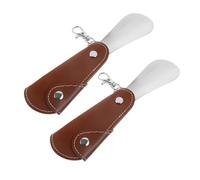 ANDRESLAD Portable Shoe Horn Keychain Boot Pulls Charm Mini Shoehorn for Lazy Shoe Wearing