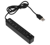 ANDRESLAD Portable USB Multi-port Hub with Ports High-speed Data Transfer Splitter for Laptop and Desktop Plug and Play USB Extension Cable Compatible with Devices