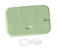 ANDRESLAD Portable Wipes Warmer Dispenser Keeps Wipes Warm and Moist for Diaper Changes at Home Go Convenient for Parents and Boy Girl