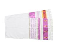 ANDRESLAD Prayer Shawl Tallit Traditional Embroidered Purple Prayer Scarf Religious Wrap for Meditation and Special Occasions