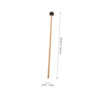 ANDRESLAD Professional Tongue Drum Mallets Rubber Head Marimba Sticks Percussion Drumsticks for Xylophone and Marimba with Comfortable Grip for Beginners and Professionals