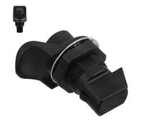 ANDRESLAD Push Button Latch Lock for Cupboard and Cabinet Doors, Plastic Keyless Door Catch Lock Without Cylinder, Sturdy Push-to-Close Mechanism Suitable for Furniture and Storage Units