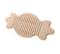 ANDRESLAD Rabbit Scratch Board and Nail Grinding Pad, Natural Wood Chew Toy for Small Animals, Suitable for Rabbits Chinchillas Guinea Pigs, Cage Accessory for Dental Health and Activity
