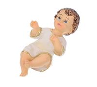 ANDRESLAD Resin Jesus Figurine Religious Sculpture Catholic Nativity Statue for Holiday Decor Baptism Church Display Indoor Outdoor Faith Symbol