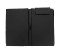 ANDRESLAD Restaurant Menu Clipboard 7.8x4.9 Inches Leather Receipt Checkbook Folder Server Writing Pad with Memo Clip Holder for Food Service and Guest Bill Management