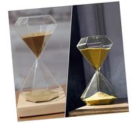 ANDRESLAD Sand Timer with Sand Elegant Household Hourglass Decor for Office Dining and Home Glass Art Timer Visual Countdown Clock for Kitchen and Sauna