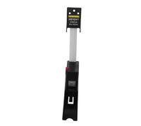 ANDRESLAD Self-Locking Height Measurement 2m Metal Ruler Retractable Rod Baby to Growth Chart for Home School