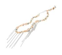 ANDRESLAD Shell Tassel Charm Necklace for Women Lightweight Beaded Conch Clavicle Chain Ocean-inspired Summer Jewelry for Travel and Hawaiian Outfits