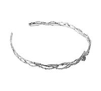 ANDRESLAD Shiny Rhinestone Forehead Crown Headpiece for Weddings and Costume Parties Large Silver Medieval Queen Tiara with Comfortable Fit Elegant Design for Renaissance Birthday Halloween