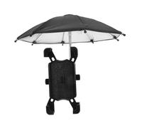ANDRESLAD Shockproof Adjustable Phone Holder with Sunshade for Electric Bikes and Motorcycles Quick-install Bike Mount for Secure Outdoor Riding Phone Navigation