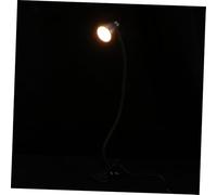 ANDRESLAD Simple Clip Night Lamp Black Desk Table Lamp for Study and Bedtime Warm Eye-Friendly Light Smooth Touch Surface for Family and Sleep